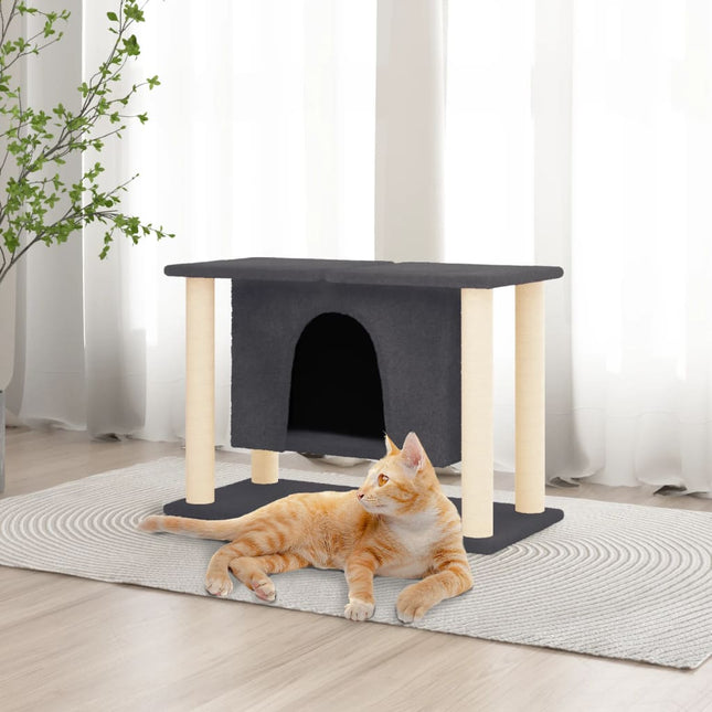 Arbre À Chat Avec Griffoirs En Sisal 50 Cm