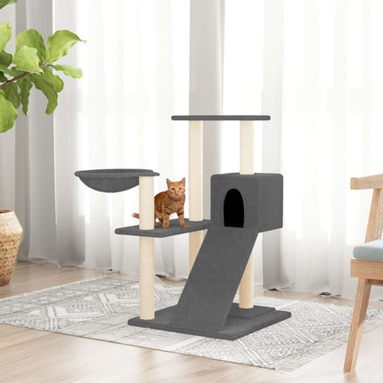 Arbre À Chat Avec Griffoirs En Sisal 82 Cm