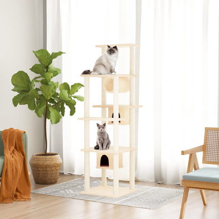 Arbre À Chat Avec Griffoirs En Sisal 169 Cm