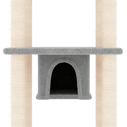 Arbre À Chat Avec Griffoirs En Sisal 169 Cm