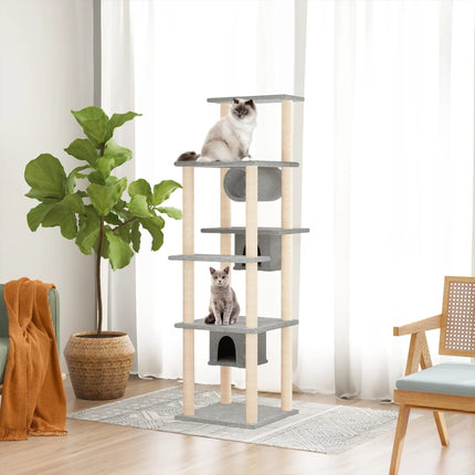 Arbre À Chat Avec Griffoirs En Sisal 169 Cm