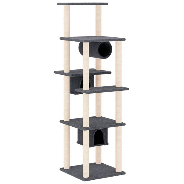 Arbre À Chat Avec Griffoirs En Sisal 169 Cm