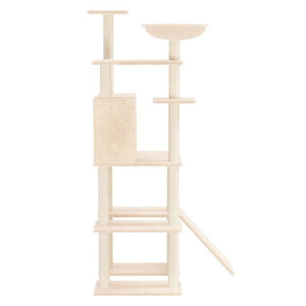 Arbre À Chat Avec Griffoirs En Sisal 166 Cm
