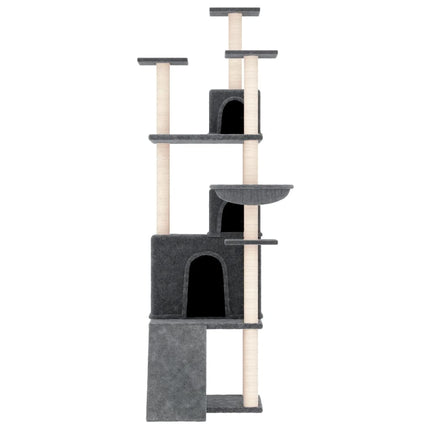 Arbre À Chat Avec Griffoirs En Sisal 175 Cm