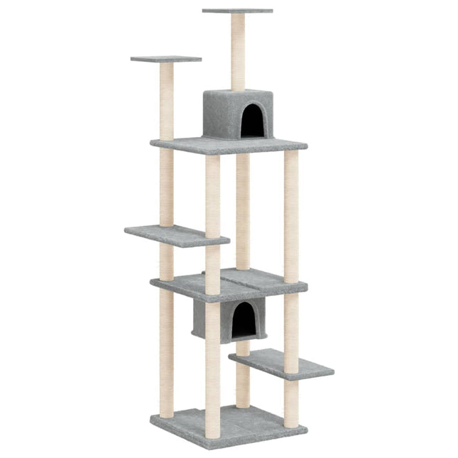 Arbre À Chat Avec Griffoirs En Sisal 176 Cm