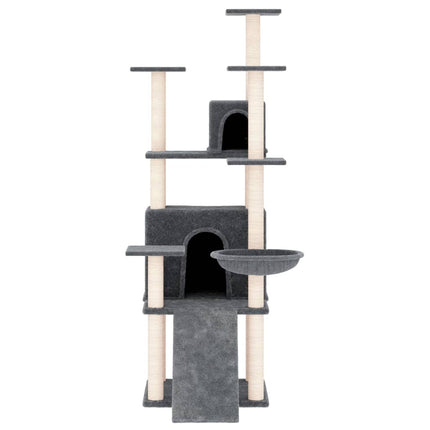 Arbre À Chat Avec Griffoirs En Sisal 154 Cm