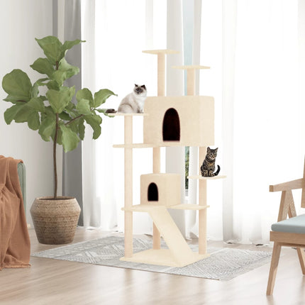 Arbre À Chat Avec Griffoirs En Sisal 153 Cm