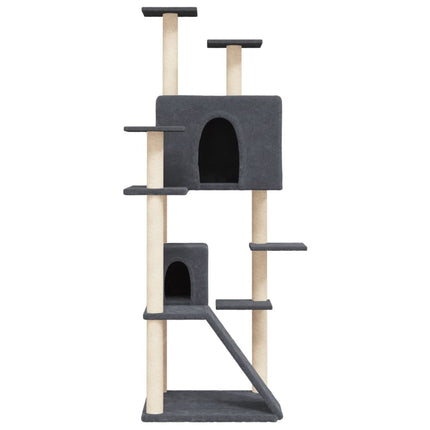 Arbre À Chat Avec Griffoirs En Sisal 153 Cm