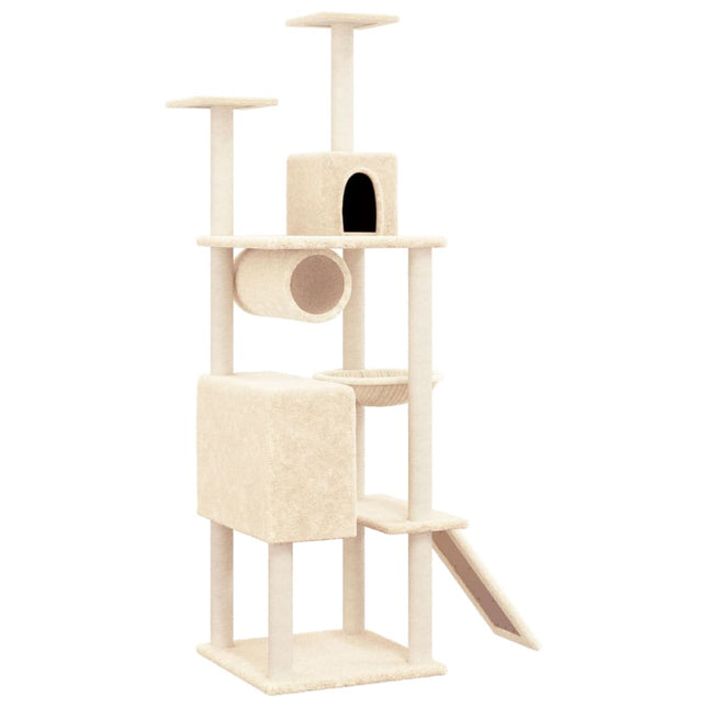 Arbre À Chat Avec Griffoirs En Sisal 168 Cm