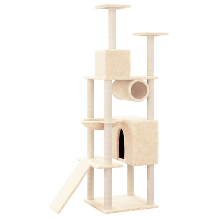 Arbre À Chat Avec Griffoirs En Sisal 168 Cm