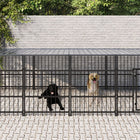 Chenil D'extérieur Pour Chiens Acier 3,75 M²