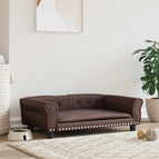 Marron / Similicuir / 95 x 55 x 30 cm