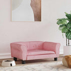 Rose / Velours / 70 x 45 x 30 cm