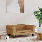 Marron / Velours / 70 x 45 x 30 cm