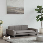 Taupe / tissu / 90 x 53 x 30 cm