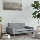 Gris clair / tissu / 70 x 45 x 30 cm