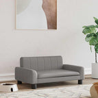 Gris / Similicuir / 70 x 45 x 30 cm