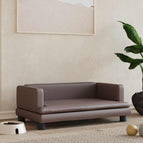 Marron / Similicuir / 80 x 45 x 30 cm