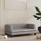 Gris / Similicuir / 80 x 45 x 30 cm