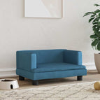 Bleu / Velours / 60 x 40 x 30 cm
