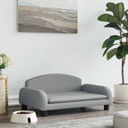 Gris clair / tissu / 70 x 45 x 30 cm