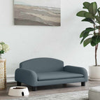 Gris foncé / tissu / 70 x 45 x 30 cm
