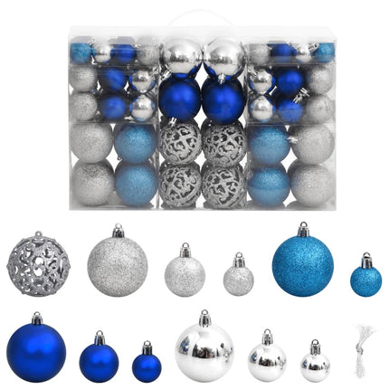 Ensemble De Boules De Noël 100 Pcs 3/4/6 Cm
