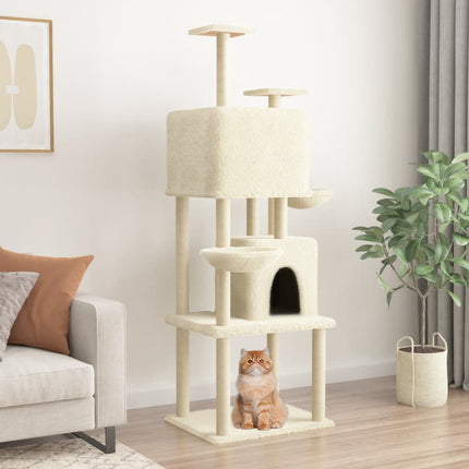 Arbre À Chat Avec Griffoirs En Sisal 180 Cm