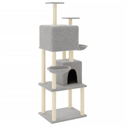 Arbre À Chat Avec Griffoirs En Sisal 180 Cm