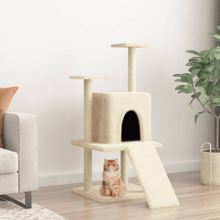 Arbre À Chat Avec Griffoirs En Sisal 110 Cm