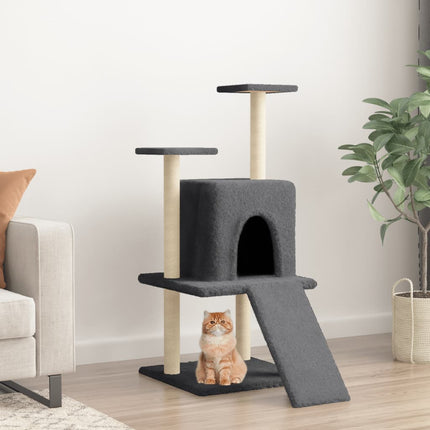 Arbre À Chat Avec Griffoirs En Sisal 110 Cm