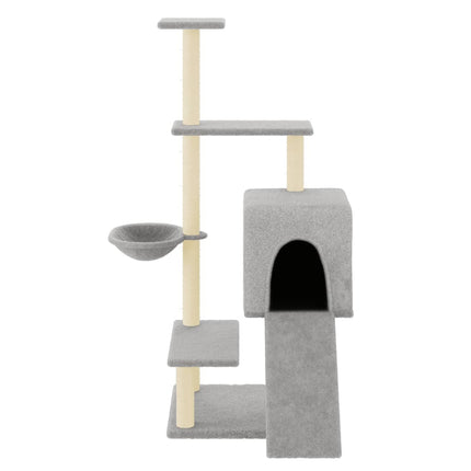 Arbre À Chat Avec Griffoirs En Sisal 130,5 Cm