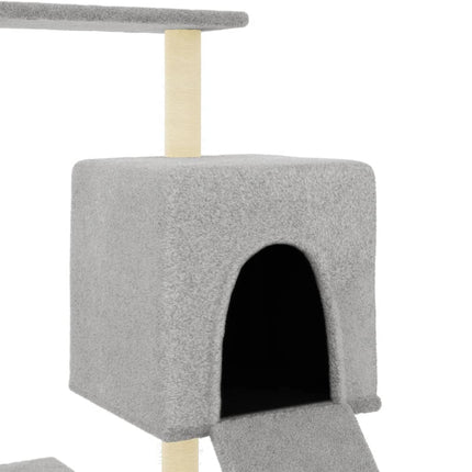 Arbre À Chat Avec Griffoirs En Sisal 130,5 Cm