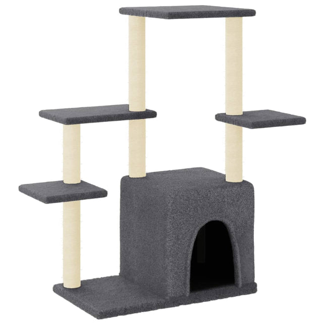 Arbre À Chat Avec Griffoirs En Sisal 97,5 Cm