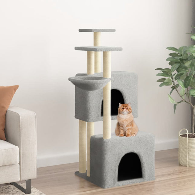 Arbre À Chat Avec Griffoirs En Sisal 122 Cm