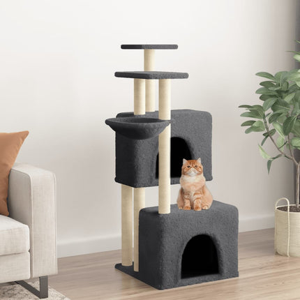 Arbre À Chat Avec Griffoirs En Sisal 122 Cm