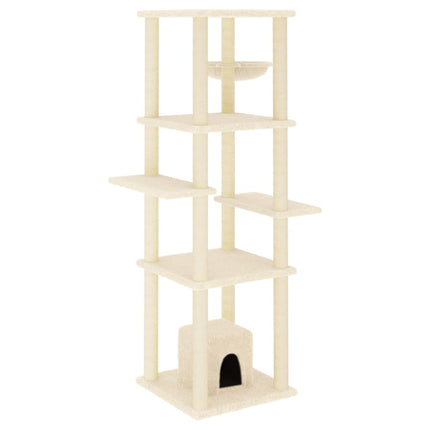 Arbre À Chat Avec Griffoirs En Sisal 154 Cm