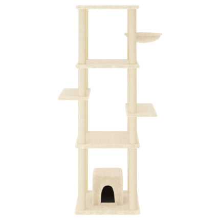 Arbre À Chat Avec Griffoirs En Sisal 154 Cm