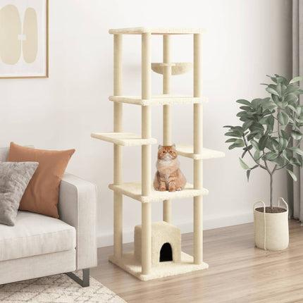 Arbre À Chat Avec Griffoirs En Sisal 154 Cm