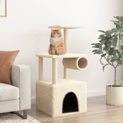 Arbre À Chat Avec Griffoirs En Sisal 109,5 Cm