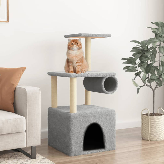 Arbre À Chat Avec Griffoirs En Sisal 109,5 Cm