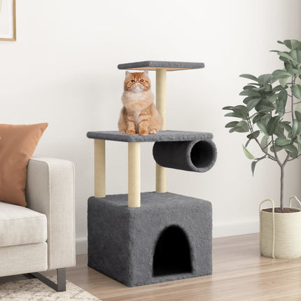 Arbre À Chat Avec Griffoirs En Sisal 109,5 Cm