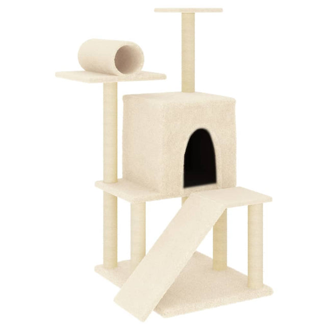 Arbre À Chat Avec Griffoirs En Sisal 110,5 Cm