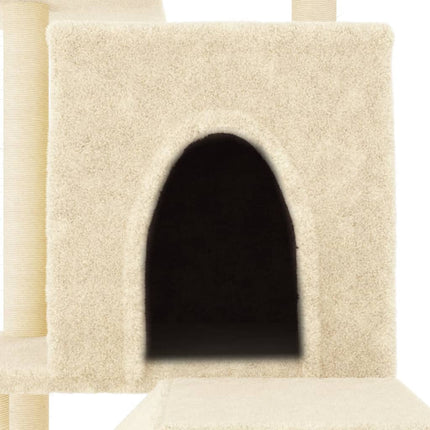 Arbre À Chat Avec Griffoirs En Sisal 110,5 Cm