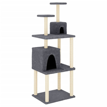 Arbre À Chat Avec Griffoirs En Sisal 167 Cm