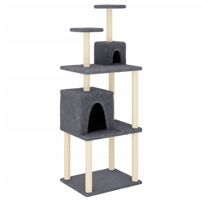 Arbre À Chat Avec Griffoirs En Sisal 167 Cm