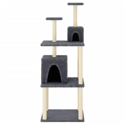 Arbre À Chat Avec Griffoirs En Sisal 167 Cm