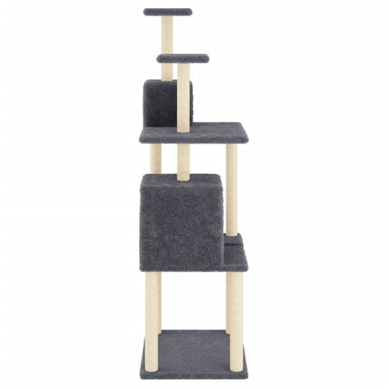 Arbre À Chat Avec Griffoirs En Sisal 167 Cm