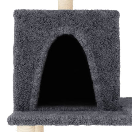 Arbre À Chat Avec Griffoirs En Sisal 167 Cm