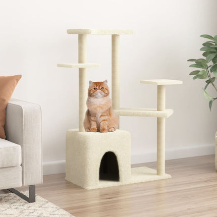 Arbre À Chat Avec Griffoirs En Sisal 107,5 Cm